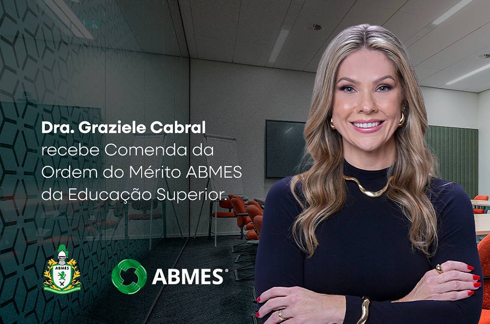 Dra. Graziele Cabral recebe Comenda da Ordem do Mérito ABMES da Educação Superior