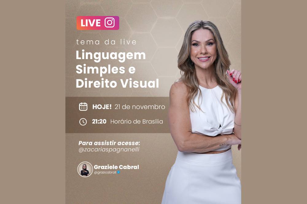 Linguagem Simples e Direito Visual: Descubra Tudo Hoje em uma Entrevista Exclusiva no Instagram!